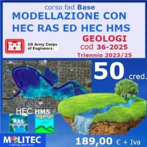 MODELLAZIONE CON HEC RAS ED HMS - 50 ore e 50 Cred