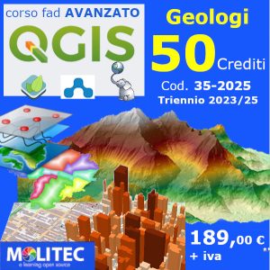 QGIS AVANZATO E I WEBGIS 50 ore 50 Cred