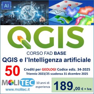QGIS BASE E L’INTELLIGENZA ARTIFICIALE 50 ore 50 cred